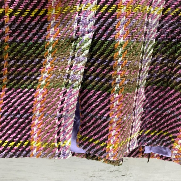 Cherokee Girls Kids Youth Multicolor Coat XL Wool Blend Buttons Pockets - Picture 14 of 16